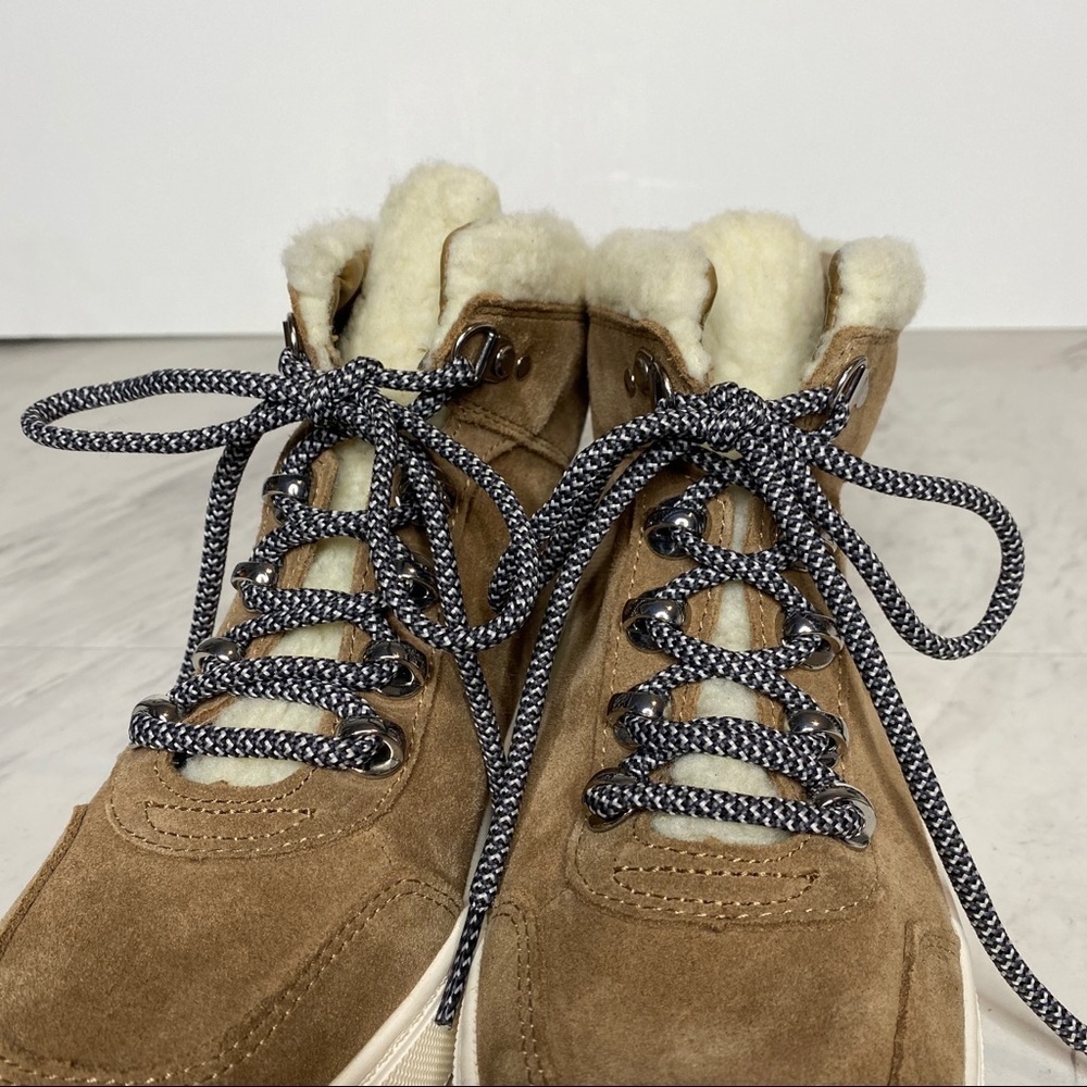Marc Fisher Summa Faux Fur High Top Sneaker 6 1/2 - Picture 10 of 13